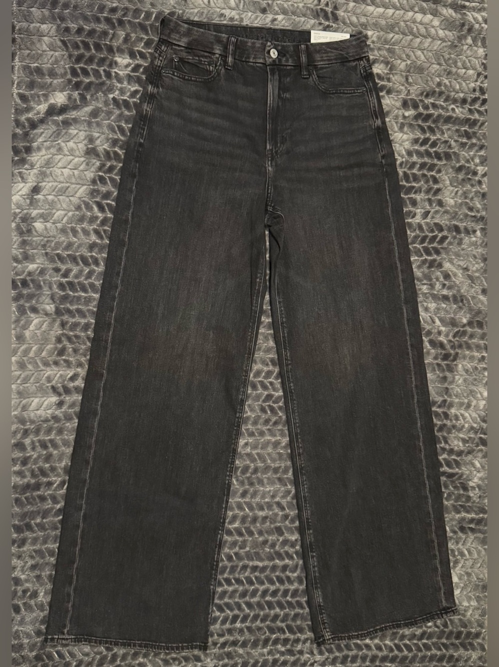 NWT American Eagle Curvy Dreamy Drape Wide Leg Jeans - Size 8